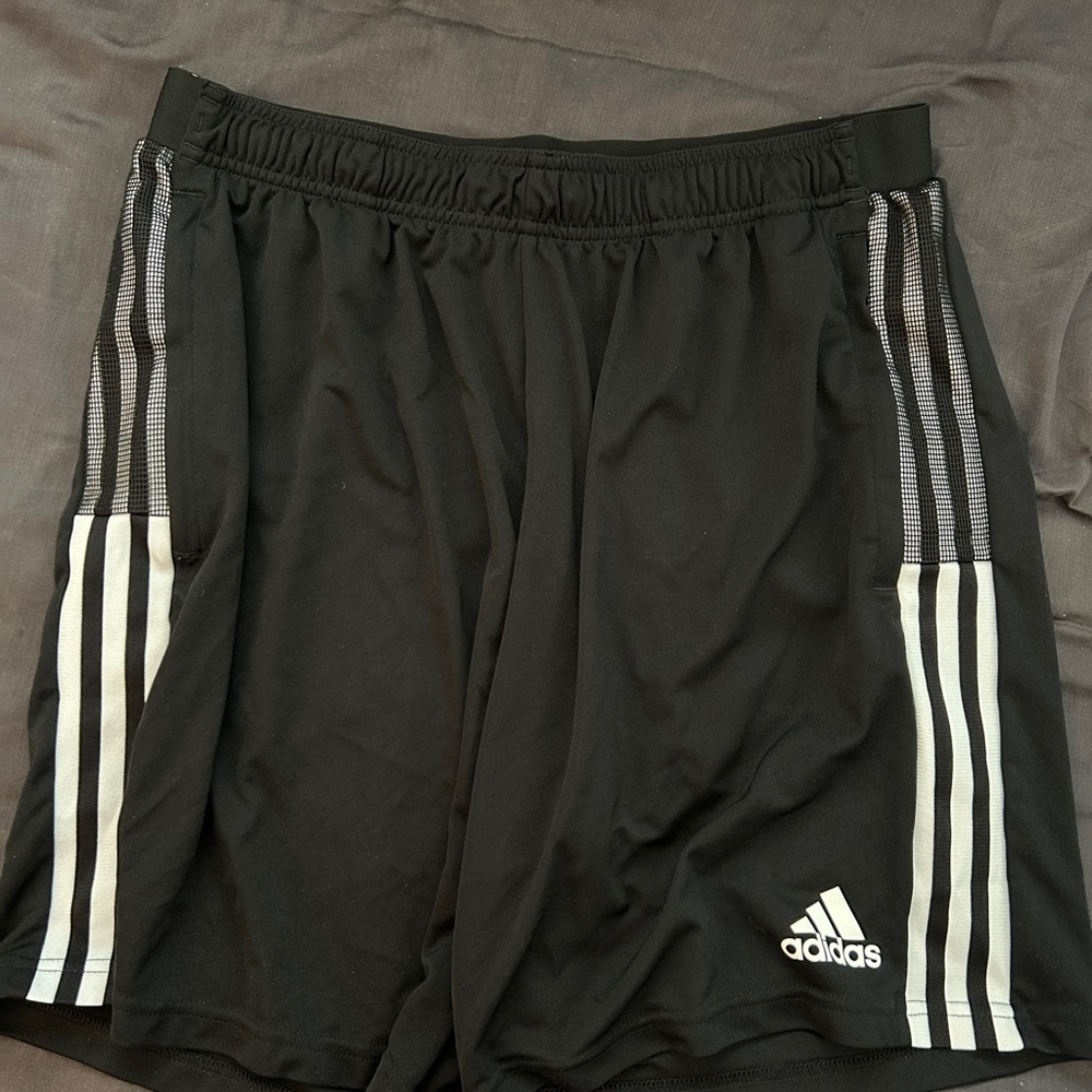 Adidas Men's Black Athletic Shorts